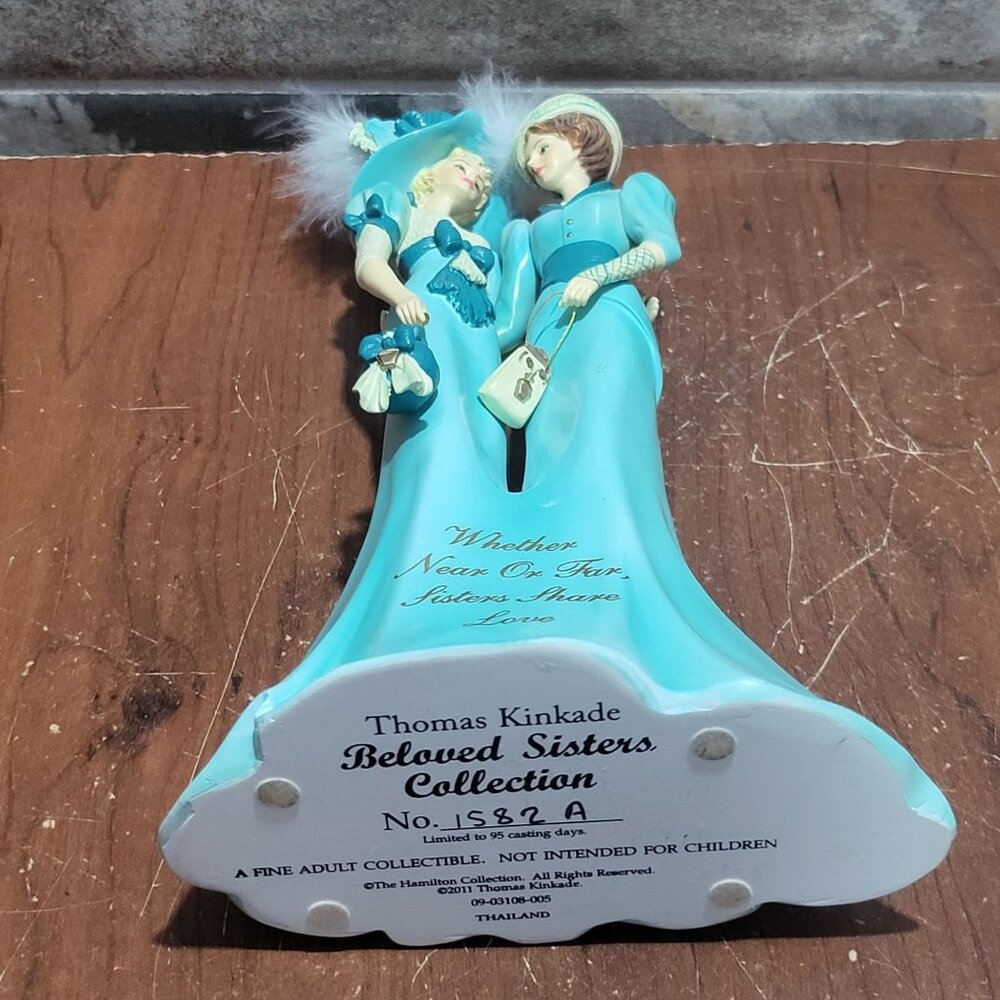 Thomas Kinkade Whether Near Or Far Sisters Share Love Beloved Sisters 2011 - Picture 5 of 13